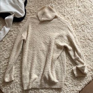 Beige Turtleneck Sweater